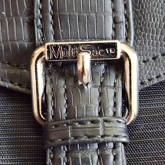 Multi Sac Black and Navy Crossbody Bag - Picture 6 of 12